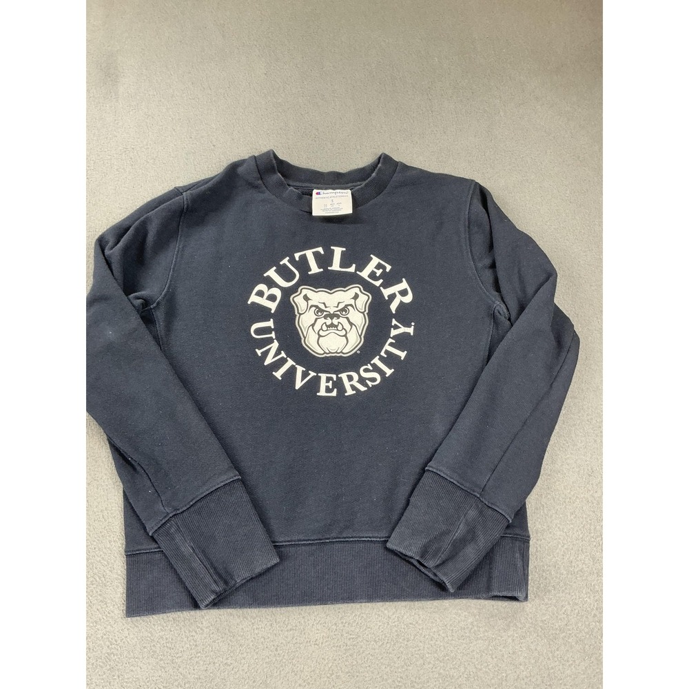 Butler University Sweatshirt Mens S Blue NCAA Basketball Champion Crewneck